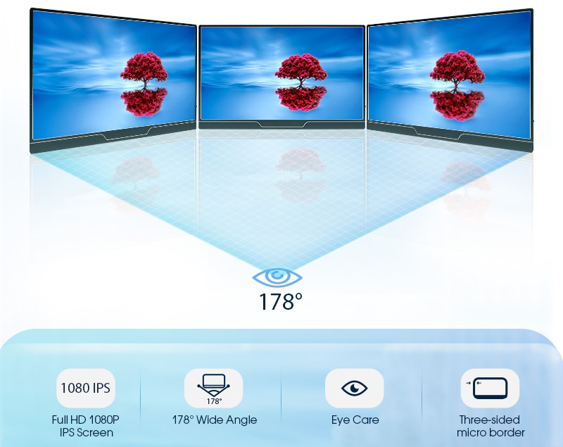 Monitor Portátil Ultrafino de 15,6 pulg 1920x1080 MF156D de Elecrow - Haga Clic para Ampliar