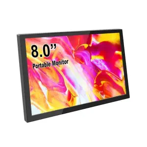 Écran LCD Portable SH080 de 8 pouces, résolution 1280x800, haut-parleurs intégrés