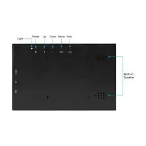 Écran LCD Portable SH080 de 8 pouces, résolution 1280x800, haut-parleurs intégrés