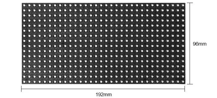 Panel de Luz LED RGB 16x32, Módulo de Matriz de Color Completo P6, Escaneo 1/8 de Elecrow