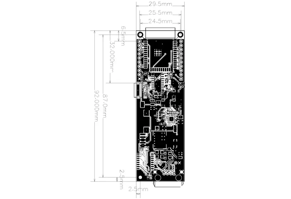 Placa de Desarrollo ESP32-Stick-PoE-P