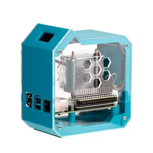 Raspberry Pi Kit de Puissance Mini Tour avec Refroidisseur ICE Tower & Écran OLED de 0,96 pouce