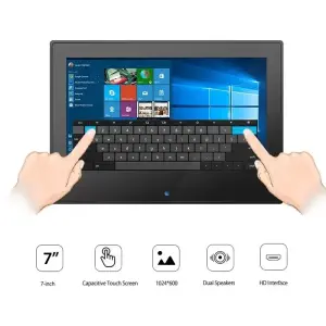 RC070P Raspberry Pi Moniteur Tactile IPS de 7 Pouces 1024x600 avec Haut-Parleur Intégré & Support