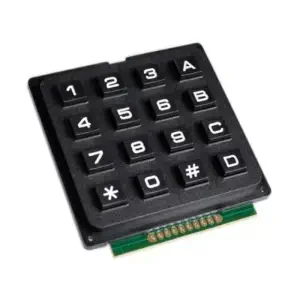 Elecrow Module de Clavier Matriciel en Plastique 16-Touches 4x4, Kit DIY pour Arduino