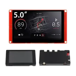 Elecrow CrowPanel Affichage HMI ESP32 5-inch Écran Tactile LCD TFT RGB 800x480 s/o Boîtier