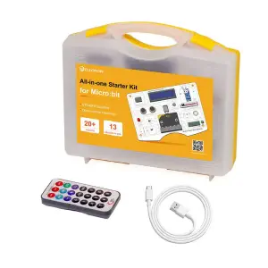 Elecrow Kit de démarrage Tout-en-1 pour micro:bit : 13 Modules & 21 Leçons