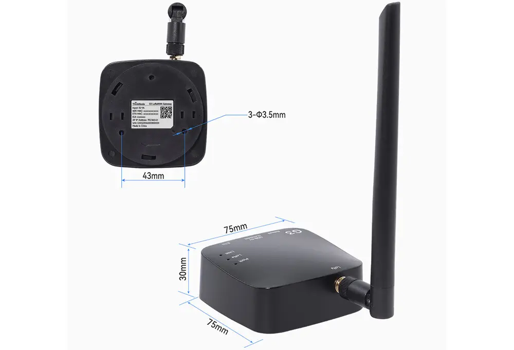 Elecrow ThinkNode G3 LoRaWAN Gateway | ESP32-S3 Chip | Smart Home, IoT Solutions