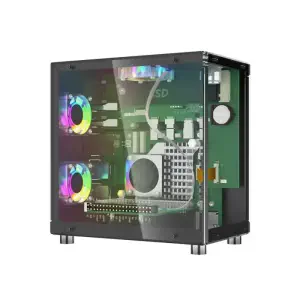 Elecrow Mini PC Boîtier avec écran OLED 1.3” pour Raspberry Pi 5