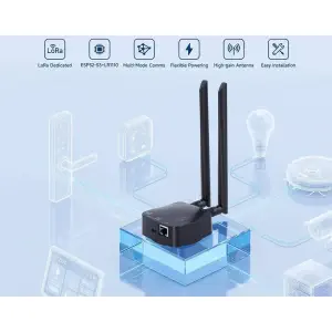ThinkNode M7 Meshtastic Passerelle de Communication Sans Fil, Alimentation PoE, ESP32-S3, LR1110