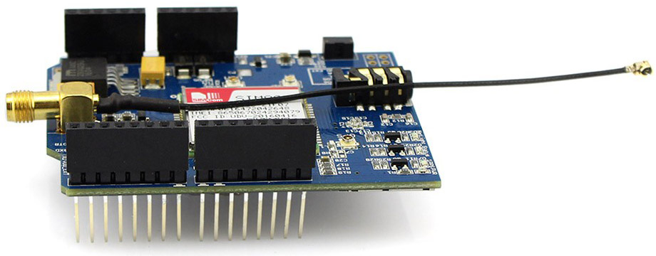 Elecrow SIM808 GPRS / GSM GPS /Bluetoothシールド - クリックで拡大