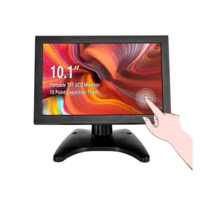 Moniteur 10,1 pouces TFT-LCD 1280x800 couleur GC1016 avec AV1 VGA HDMI BNC USB et haut-parleur