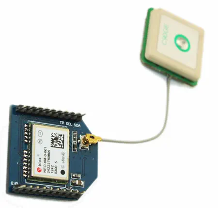 Mini Embeddedアンテナ付きGPS Bee  - クリックで拡大