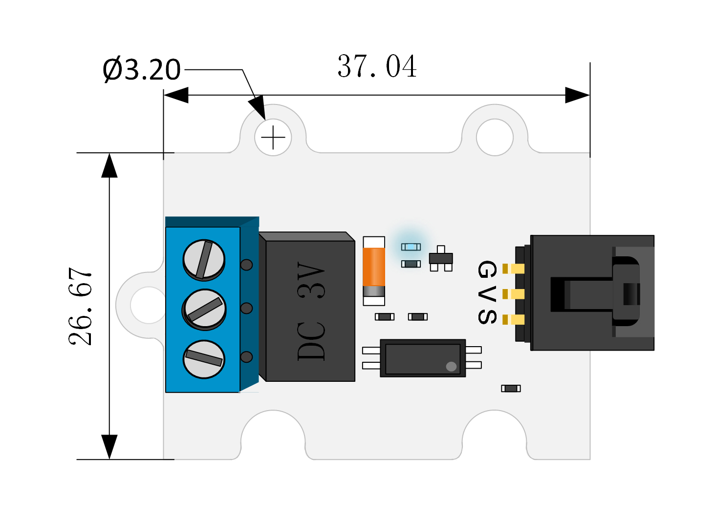 Module Relais Simple 3V pour micro:bit ElecFreaks