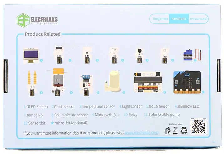 Kit de Maison Intelligente micro:bit ElecFreaks (sans micro:bit) - Cliquez pour agrandir