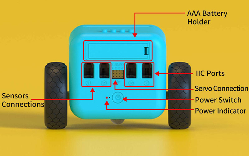 Kit de Coche Inteligente Robot TPBot para micro:bit (s/ micro:bit) - Haga Clic para Ampliar