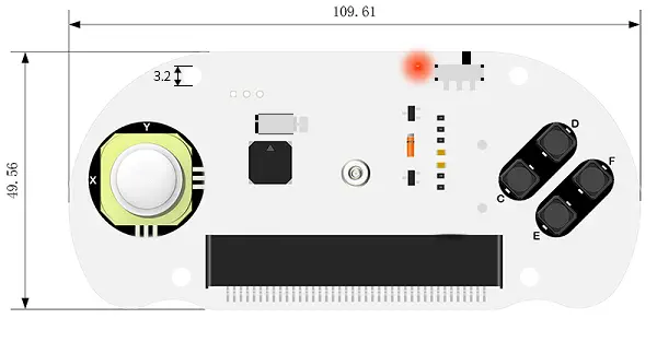 Joystick:bit 2 Kit:Remote Controller for micro:bit w/ Acrylic Handle - Click to Enlarge