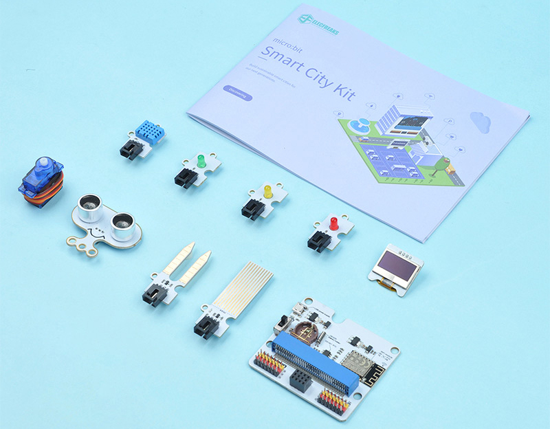 Kit Smart City para micro:bit (s/ micro:bit) - Haga Clic para Ampliar