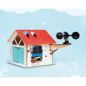ELECFREAKS micro:bit Kit Climatique Intelligent avec Planche d'Extension IOT:Bit