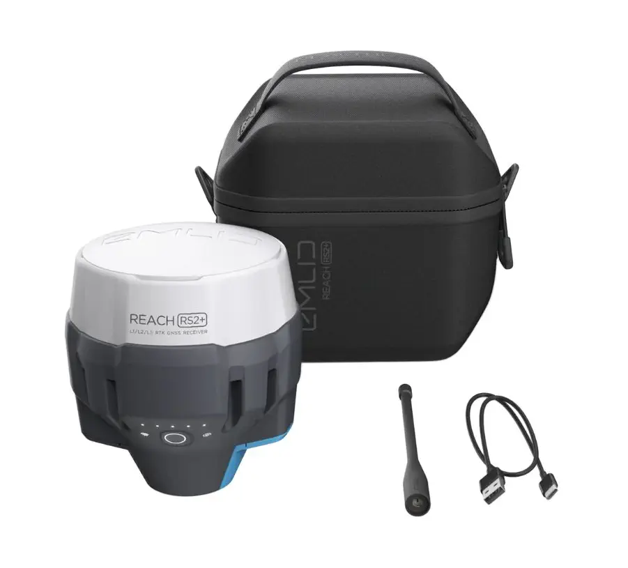 Reach RS2+ Multi-band RTK GNSS Receiver w/ Centimeter Precision - Click to Enlarge