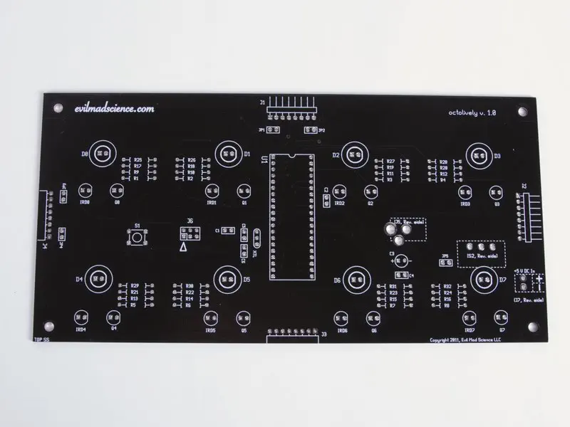 Octolively Kit Tileable Digital LED Soldering Kit (Warm White)