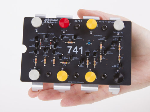 The XL741 Discrete Op-Amp Kit Soldering Kit- Click to Enlarge