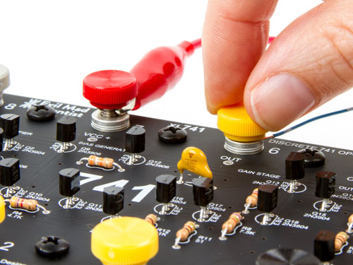 The XL741 Discrete Op-Amp Kit Soldering Kit- Click to Enlarge