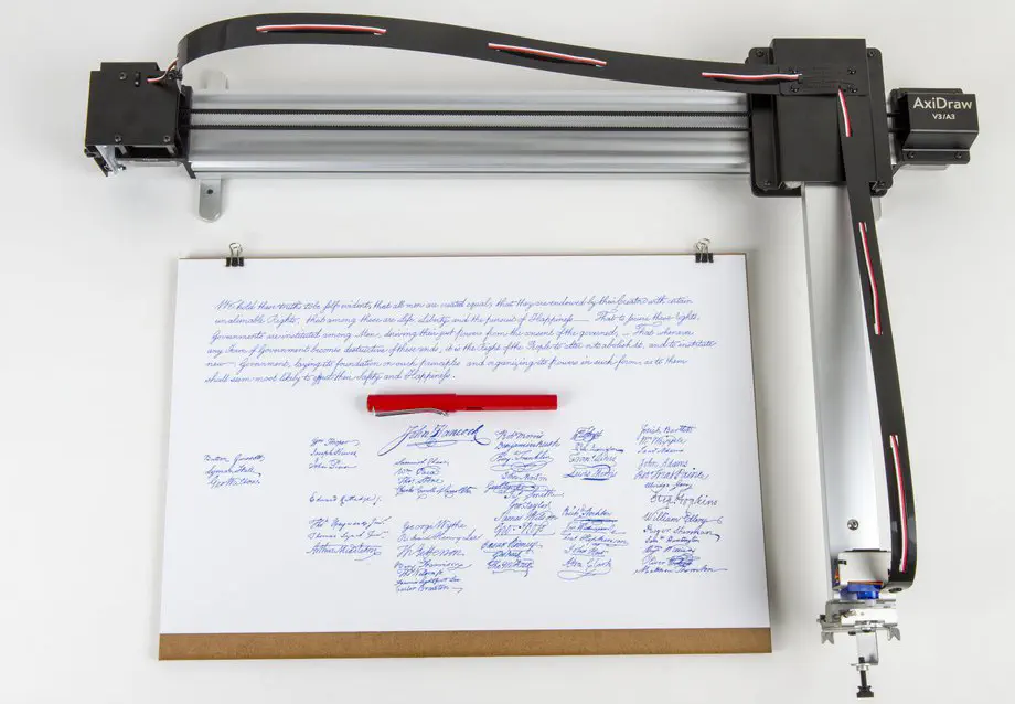 AxiDraw V3/A3 Persönlicher Schreib- und Zeichenroboter (Intl) - Zum Vergrößern klicken