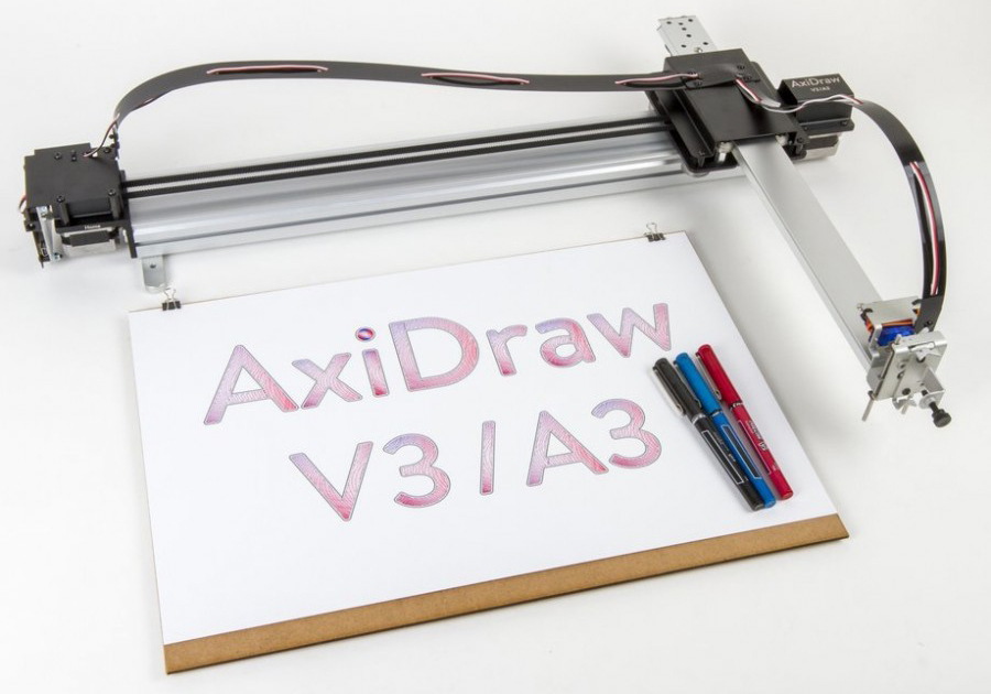 Robot d'écriture et de dessin personnel AxiDraw V3 / A3 (Intl) - Cliquez pour agrandir