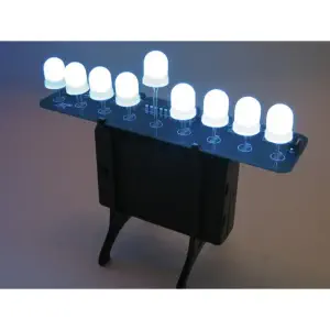 Kit de soudure LED Menorah de luxe (blanc chaud)