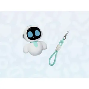 Energize Lab Eiliko Tiny AI Charm Bot avec émotions uniques et conversation IA - Bleu