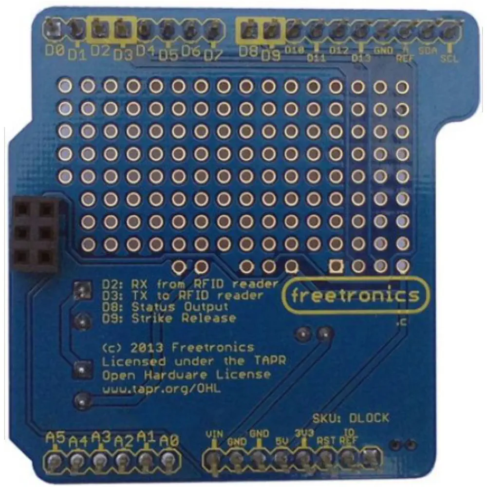 Arduino RFID Door Lock Shield