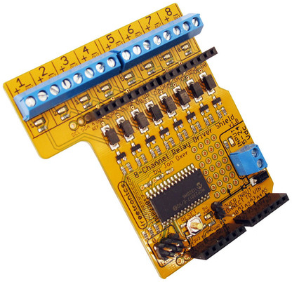8-Channel Relay Driver Shield 