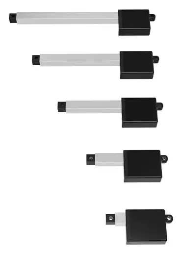 Actuador Lineal Micro P8-P de Actuonix 10mm - 165:1 - Dimensiones recortadas