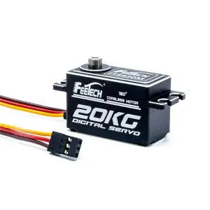 Servomoteur numérique FeeTech 7.4V 20kg.cm à engrenages à 180 degrés