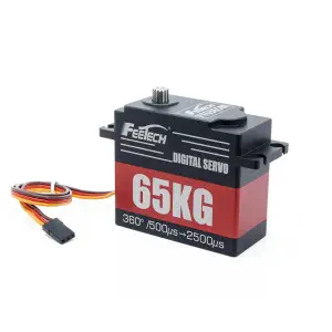 Servomoteur à engrenage FeeTech 7.4V 65kg 360 degrés Encodeurs magnétiques