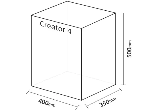 Impresora 3D Flashforge Creator 4S c/ Estación de Secado de Filamento