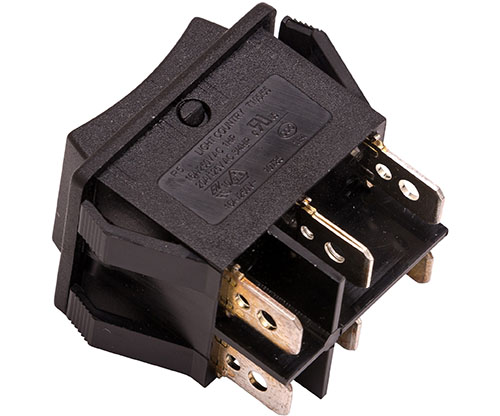 Sustaining Manual DPDT Rocker Switch- Click to Enlarge