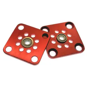 FingerTech Support de Moteur à Roulement Plat (Paire)