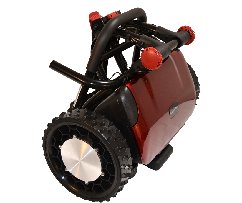 CaddyTrek Mobile autonome Roboter Golf Cart Caddy (rot) - Zum Vergrößern klicken
