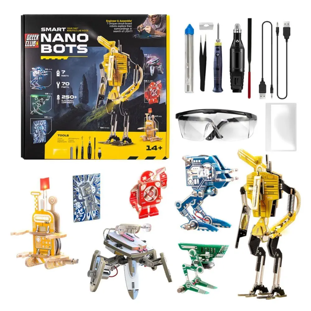 Kit de Soudure + Kit d'Outils Geeek Club Smart Nano Bots 