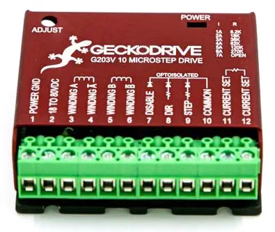 Contrôleur Moteur Pas-à-Pas Numérique G203V Geckodrive - Cliquez pour agrandir