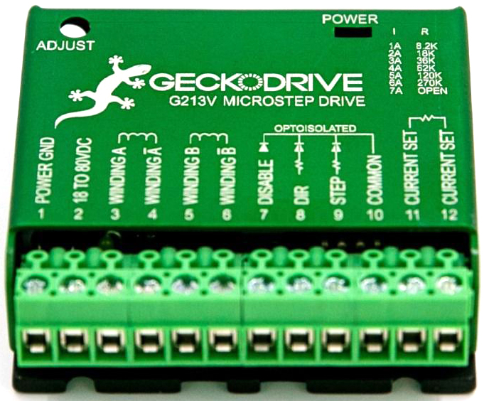 Geckodrive G213V Digitaler Schrittmotortreiber - Zum Vergrößern klicken