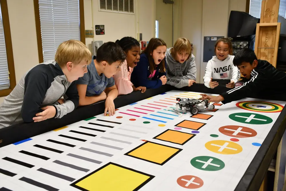 Counting & Targets Robotics Challenge Mat (FLL Size) - Zum Vergrößern klicken