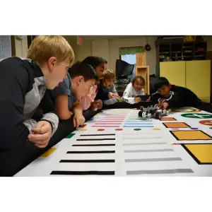 Tapis de défi robotique de comptage et de cibles (taille FLL)
