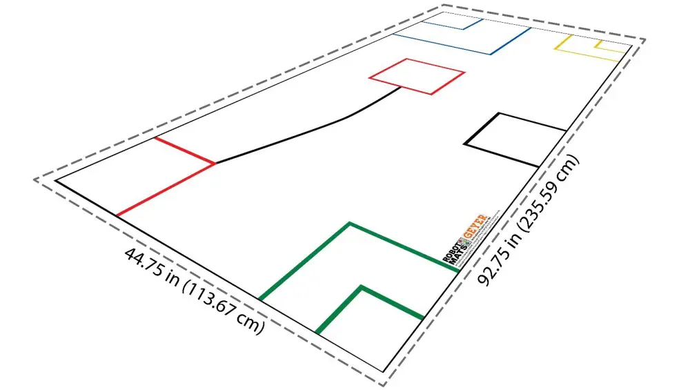 4H Robotics Challenge Mat w/ Guide (FLL Size) - Click to Enlarge