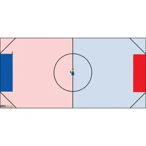 Tapis de compétition LEGO EV3 Sports Arena (taille FLL) Taille 44,75" x 92,75"