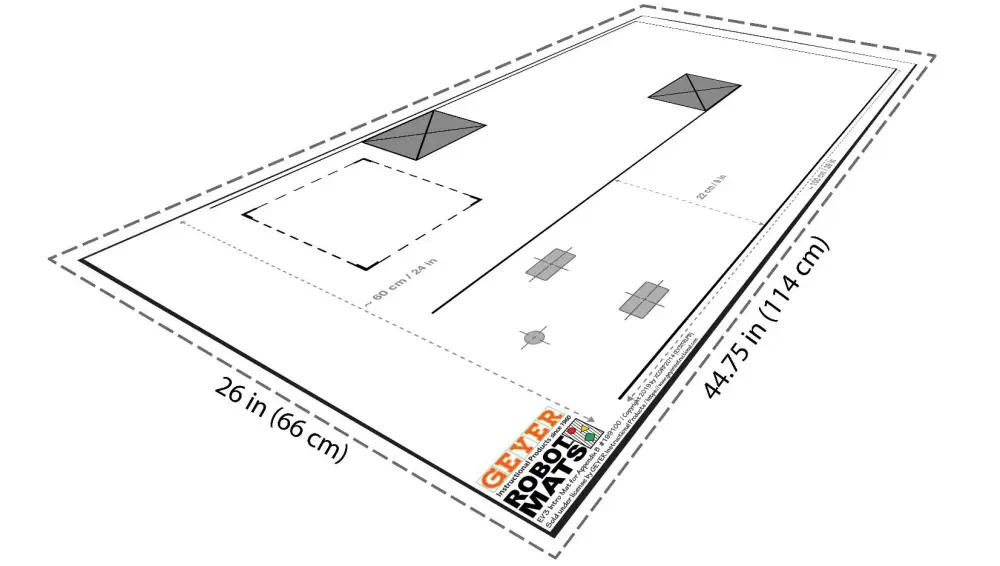 LEGO EV3 Intro Course Mat for Appendix B - Click to Enlarge