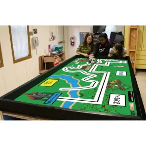 Tapis de robotique des chevaliers de la table ronde (taille FLL)
