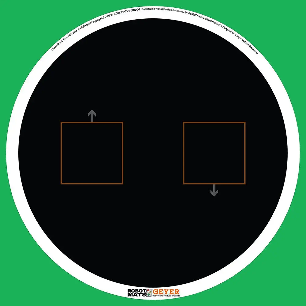 Basic SUMO Robotics Challenge Mat - Click to Enlarge