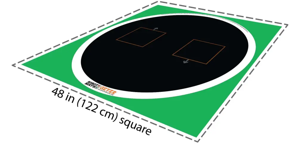 Tapis de défi de base SUMO Robotics - Cliquez pour agrandir